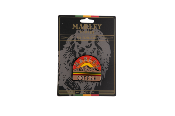 Pin Marley Coffee Mountain Orange Color - Marley Coffee - Imagen 2