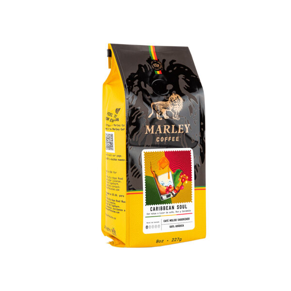 Caribbean Soul 227gr - Marley Coffee Café Molido Saborizado - Imagen 2