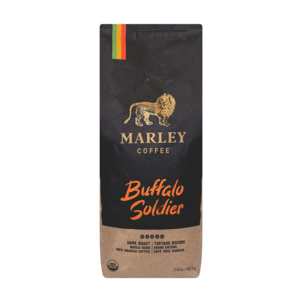 Café grano entero - Buffalo Soldier 907 g - Marley Coffee