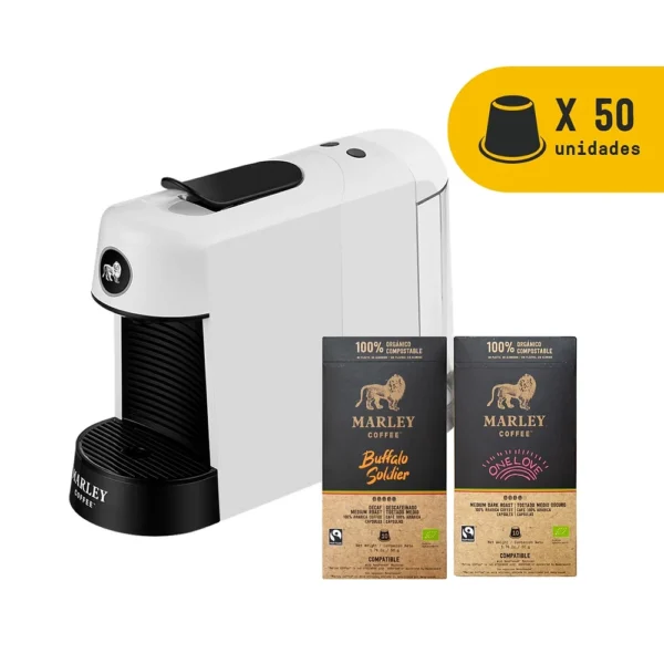 Máquina de café espresso Rise Up + 50 CÁPSULAS DE REGALO