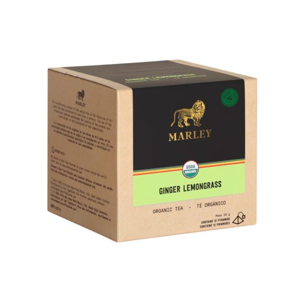 Marley · Ginger Lemongrass · Pyramid · Té verde - Imagen 3